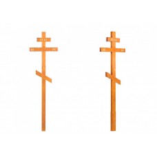 Крест намогильный сосновый Сосна 100х100 высокий