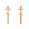 Крест намогильный сосновый Сосна 100х100 высокий
