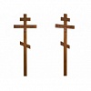 Крест намогильный сосновый Резной №3