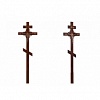 Крест намогильный сосновый Угловой узор