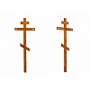 Крест намогильный дубовый Прямой