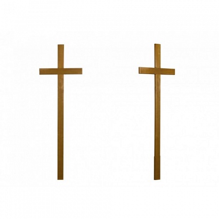 Крест намогильный дубовый Католический